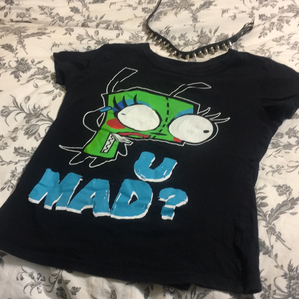 Vintage Invader Zim Nickelodeon T Shirt Small